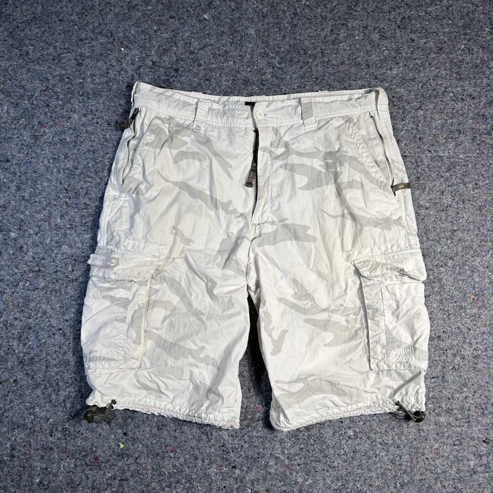 Schott Long Length Camo Cargo Utility Shorts size 34